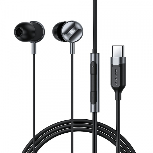 Handsfree USB-C Acefast L6, Negru