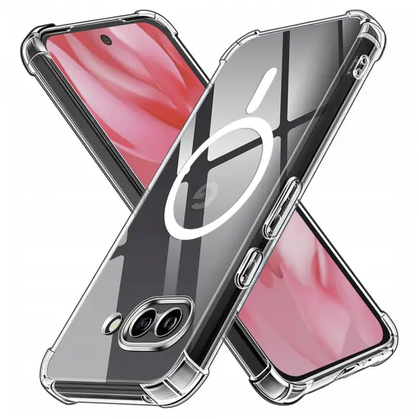 Husa MagSafe pentru Google Pixel 9a, Techsuit, Shockproof, Transparenta