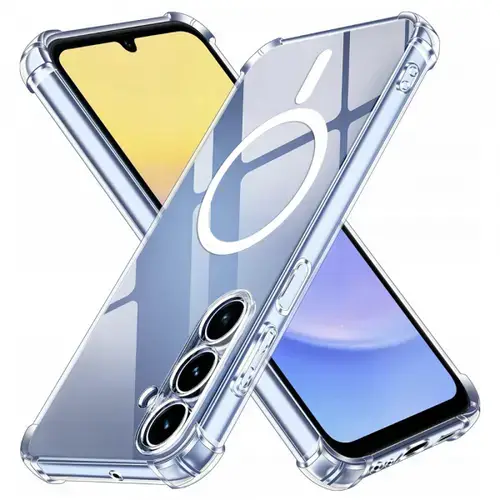 Husa MagSafe pentru Samsung Galaxy A15 5G A156 / A15 A155, Techsuit, Shockproof (Transparent)