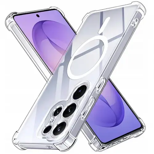 Husa MagSafe pentru Samsung Galaxy S26 Ultra, Techsuit, Shockproof, Transparenta