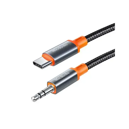 Cablu Type-C la Jack 3.5mm Mcdodo Castle Series 1.2m (Negru)