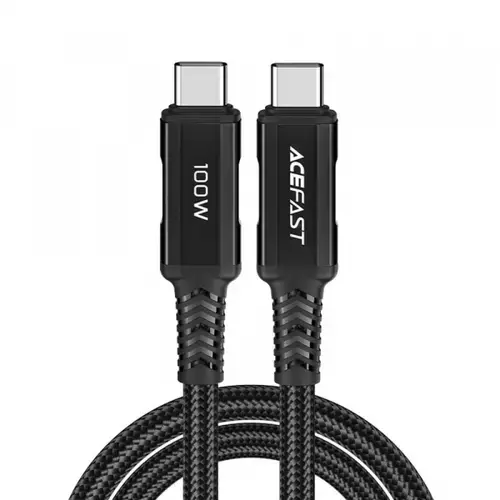 Cablu De Date si Incarcare USB-C - USB-C Acefast C4-03, 100W, 2m (Negru)