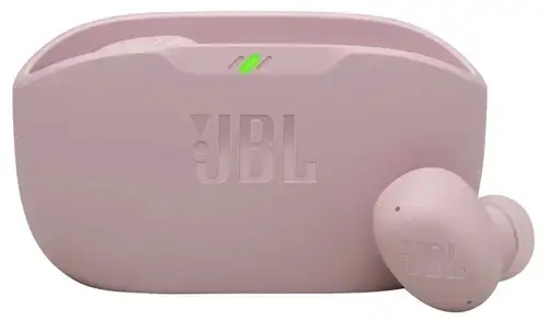Casti True Wireless JBL Wave Buds 2, Bluetooth, ANC, MultiPoint, IP54, Autonomie 40 ore, Roz