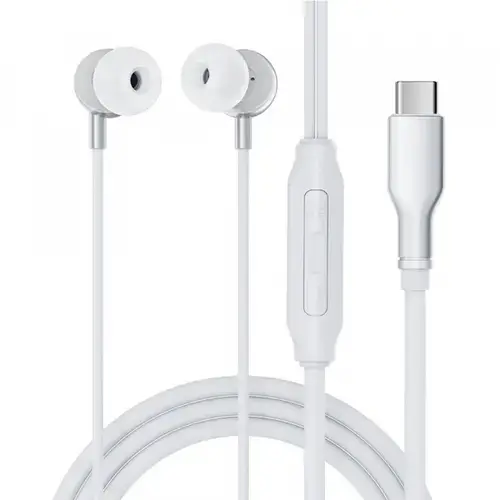 Casti Stereo Acefast L8, USB-C, Gri