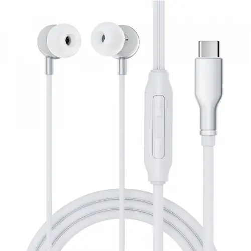 Casti Stereo Acefast L8, USB-C, Gri