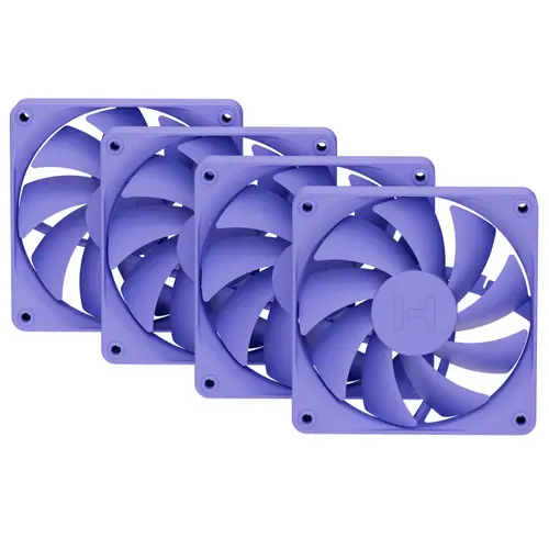 Set 4 ventilatoare HYTE FA12, 12cm, PWM, FDB (Violet)