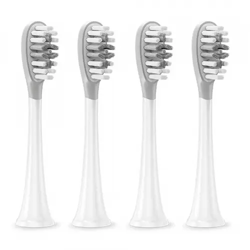 Capat Rezerva Gum Care pentru Periuta Electrica Bitvae S2 / S3, Set 4 bucati, Alb
