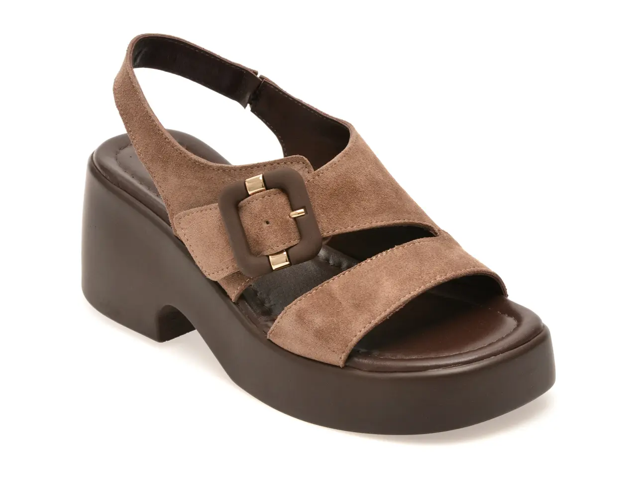 Sandale GRYXX gri, 1766408, din piele intoarsa