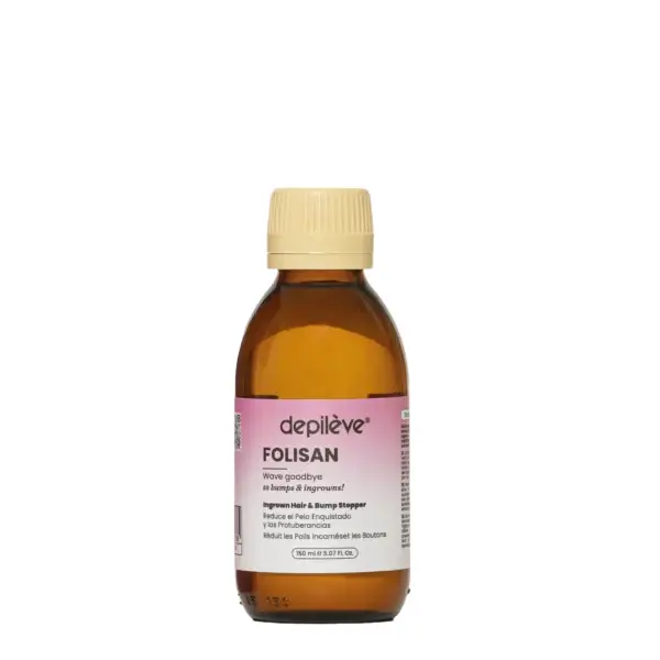 Lotiune anti-foliculita Depileve Folisan pentru prevenirea firelor crescute sub piele 150ml