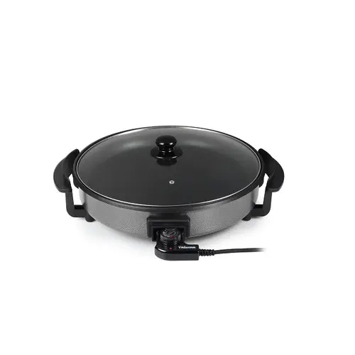 Tigaie electrica TRISTAR PZ-2964, 1500W, diametru 40 cm, termostat 5 temperaturi, material interior non aderent, capac sticla