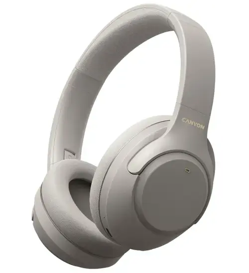 Casti Stereo Canyon OnRiff 6, Bluetooth, Microfon, ANC (Gri)