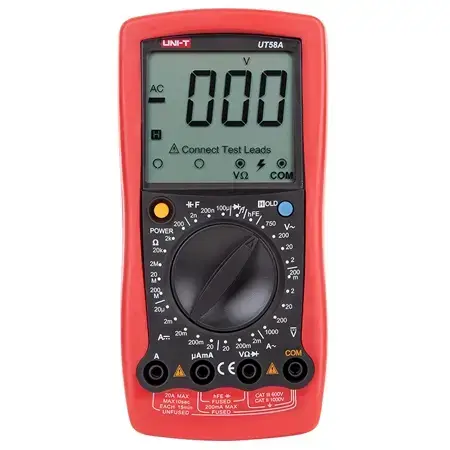 Multimetru digital UNI-T UT58A, Masurare continuitate, Oprire automata