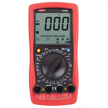 Multimetru digital UNI-T UT58A, Masurare continuitate, Oprire automata