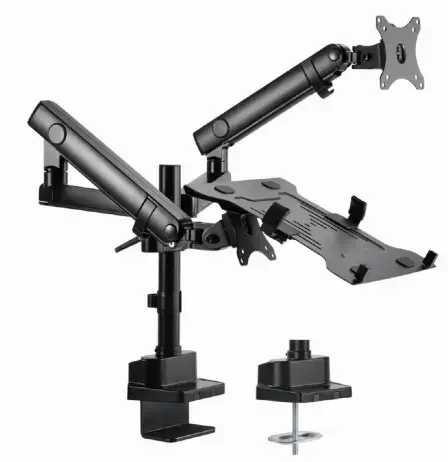 Suport de birou pentru monitor Gembird MA-DA3-02 ,17”-32”, 8 kg, VESA 75x75/100x100 (Negru)