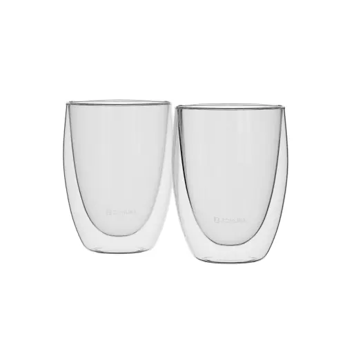 Set 2 pahare, cu perete dublu, 250ml - Zokura