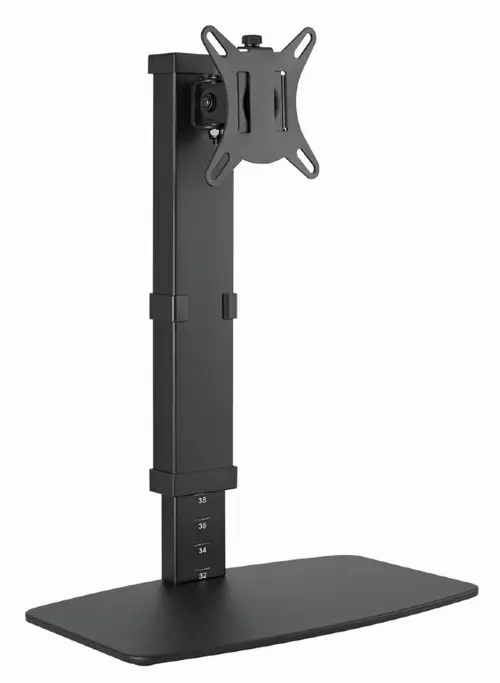 Suport de birou pentru monitor cu miscare completa, reglabil pe inaltime Gembird MS-D1ST-02, 17inch - 32inch (Negru)