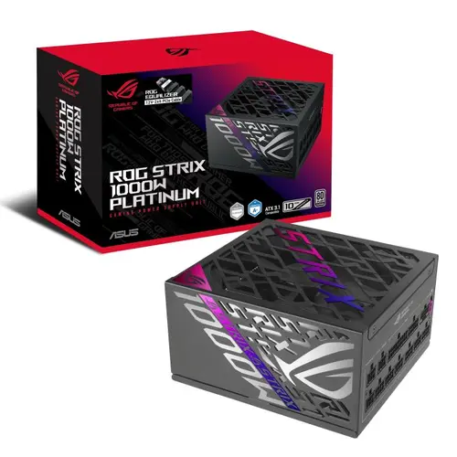 Sursa PC ASUS ROG STRIX 1000P, 1000 W, 80 PLUS Platinum, Full Modulara, ATX 3.1