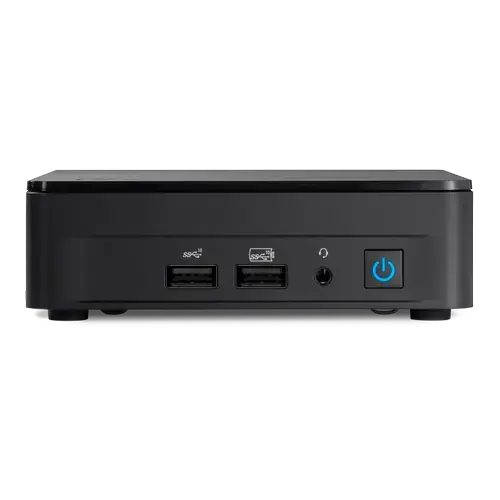 Calculator Barebone Mini PC ASUS NUC 14 Pro NUC14RVKI3, Procesor Intel Core i7-1370P, 14 cores, up to 5.2GHz, 24MB, Fara RAM, Fara Stocare, Bluetooth, Wi-Fi, No OS (Negru)