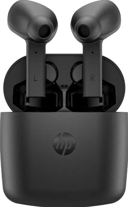 Casti True Wireless HP Earbuds G2, Bluetooth, Microfon, IPX4, Noise cancelling (Negru)