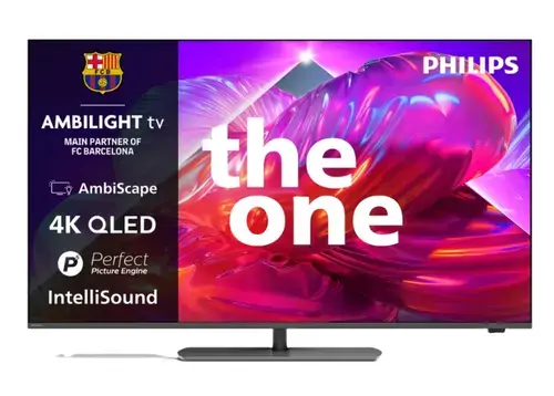 Televizor QLED Philips 109 cm (43inch) 43PQS9001/12, Ultra HD 4K, Smart TV, WiFi, CI