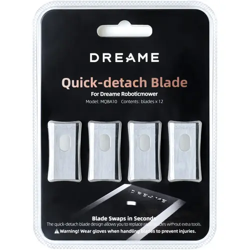 Set 12 lame Dreame MQBA10, compatibile cu robot de tuns gazon Dreame A1 / A1 Pro / A2