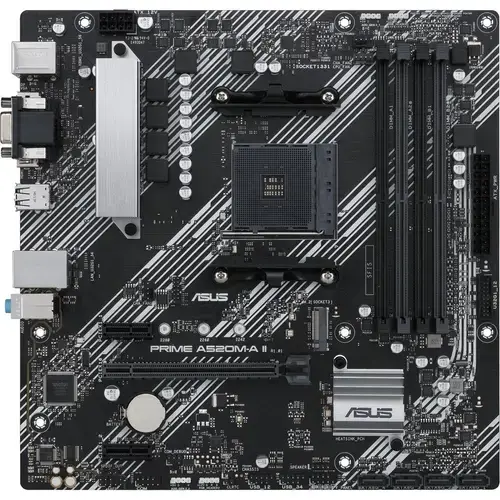 Placa de baza ASUS PRIME A520M-A II/CSM, AMD A520, Socket AM4, mATX