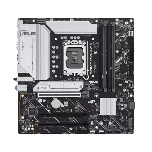 Placa de baza ASUS PRIME B760M-A WIFI II, Intel B760, LGA 1700, Micro-ATX