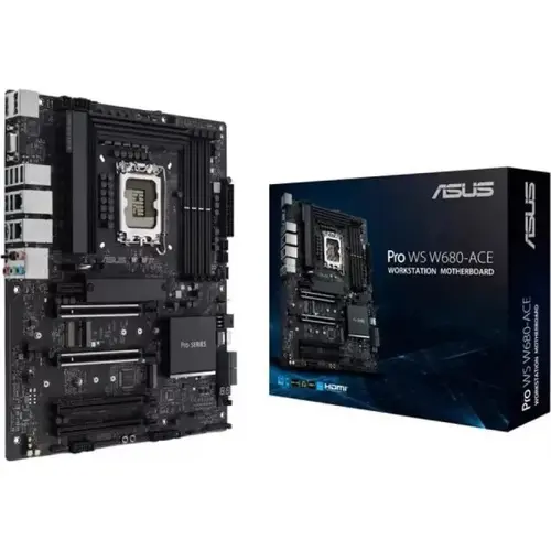 Placa de baza ASUS PRO WS W680-ACE, Intel W680, LGA 1700, ATX