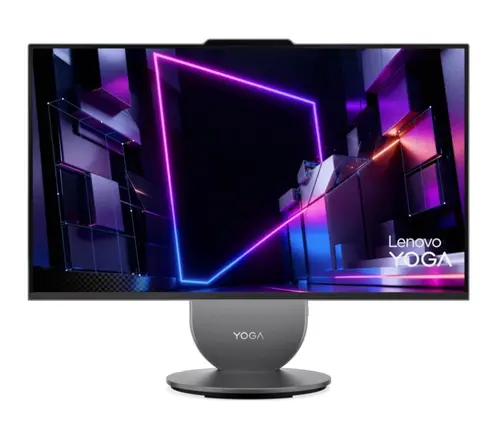All In One PC Lenovo Yoga AIO 27IPH11, 27inch QHD IPS, Intel Ultra 7 356H 1.9GHz Panther Lake, 32GB RAM, 1TB SSD, RTX 5060 8GB, Camera Web, no OS