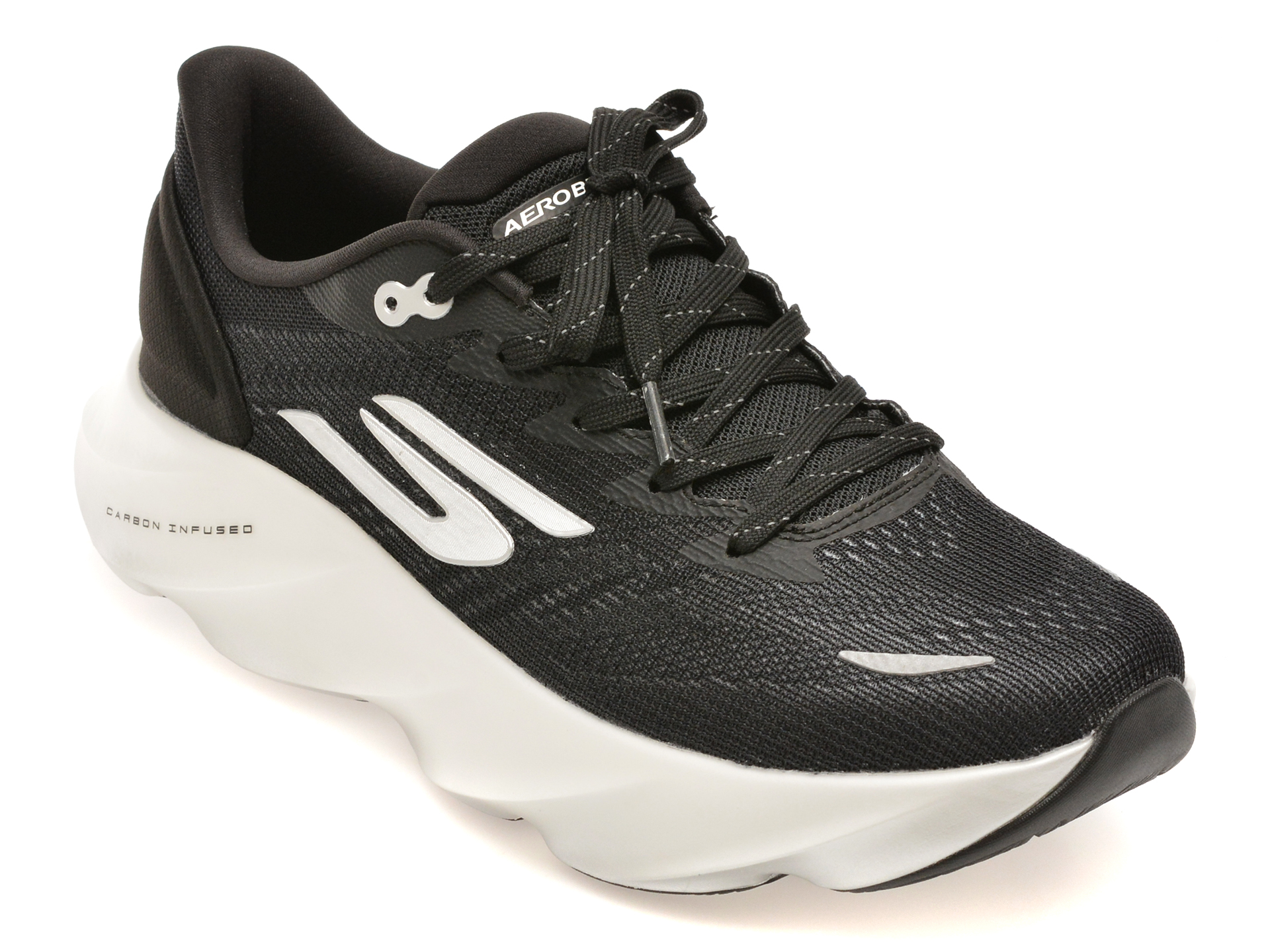 Pantofi sport SKECHERS negri, SKX AERO BURST, din material textil