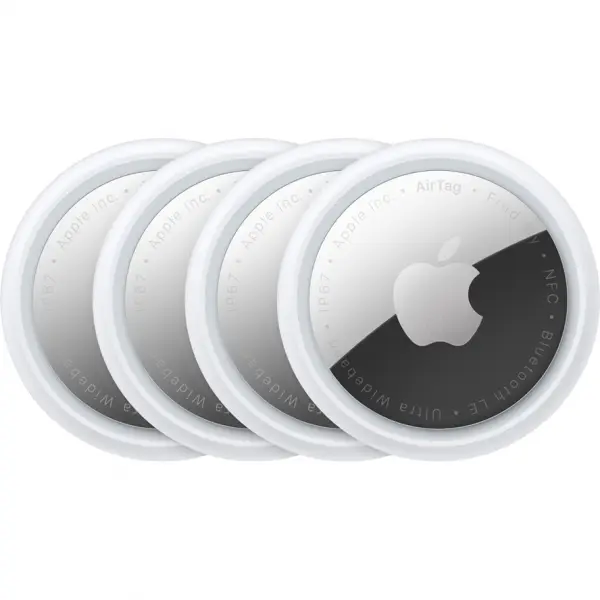 Apple AirTag, Set 4 Bucati, Alb MX542LL/A