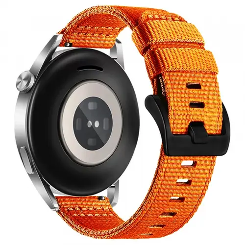 Curea Techsuit W070 pentru Samsung Galaxy Watch / Huawei Watch Series, 20mm, Portocaliu