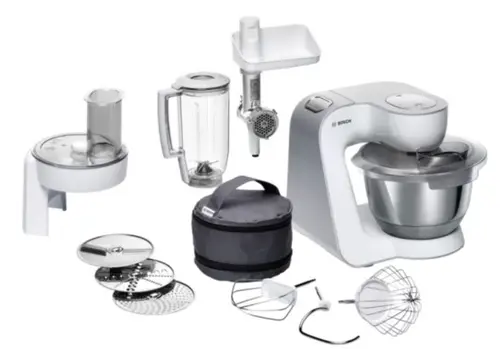 Robot de bucatarie Bosch MUM58231, 1000W, 7 viteze + Pulse, 3.9 L (Argintiu)