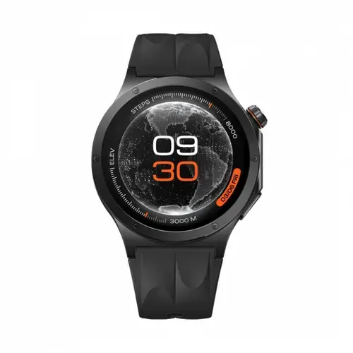 Smartwatch OnePlus Watch 4, 46mm, Procesor Qualcomm Snapdragon W5, Bluetooth, 2GB RAM, 32GB Flash, Ecran LTPO OLED, GPS, Wi-Fi, Wear OS (Negru)
