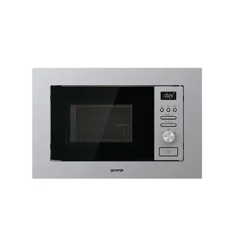 Cuptor cu microunde incorporabil Gorenje BMI201AG1X, 20l, 800 W, Grill (Argintiu)