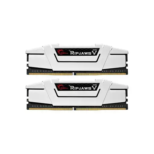 Kit RAM G.SKILL Ripjaws V White, 32GB (2x16GB), DDR4 3600MHz, CL 18, Intel XMP 2.0