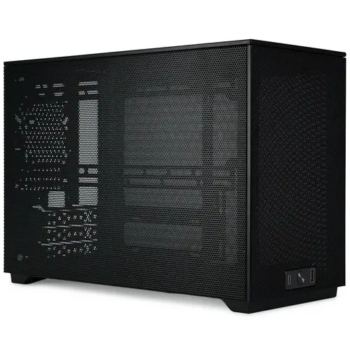 Carcasa SSUPD Meshroom D, Mini ITX (Negru)