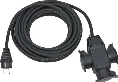 Prelungitor Brennenstuhl 1167810301, 3 prize, 10 m, IP44 (Negru)