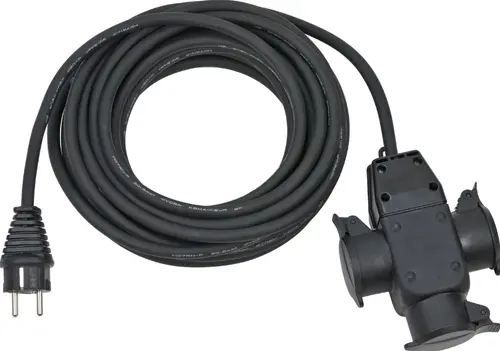Prelungitor Brennenstuhl 1167810301, 3 prize, 10 m, IP44 (Negru)