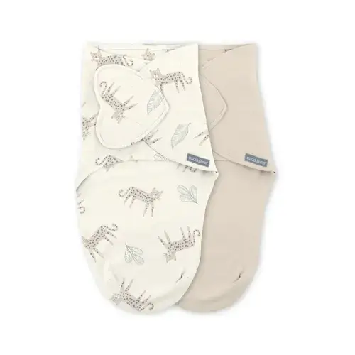 Set 2 sisteme de infasare Ingenuity  Swaddle Me 0-3 luni, colectia Monogram Born Free