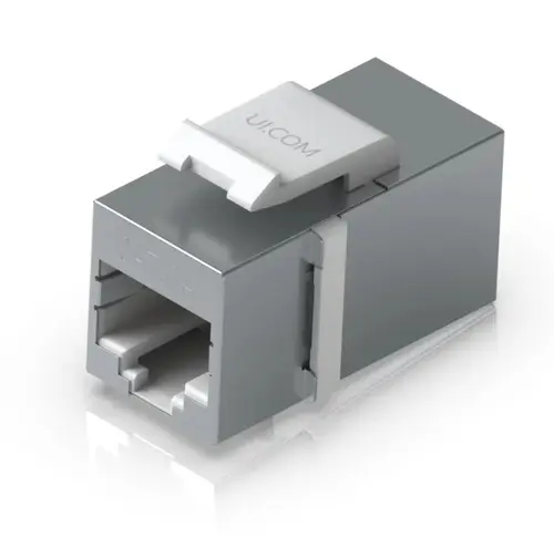 Cupla Ubiquiti UACC-KEYSTONE-COUPLER-C6A, Cat. 6A, Keystone, 12 bucati