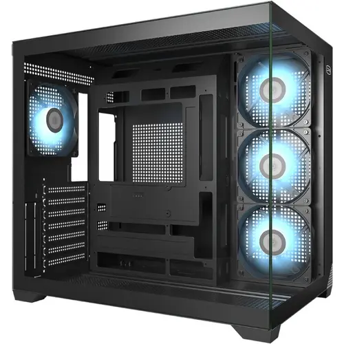 Carcasa PCCooler C3 T700 ARGB, Middle Tower, Tempered glass, Negru