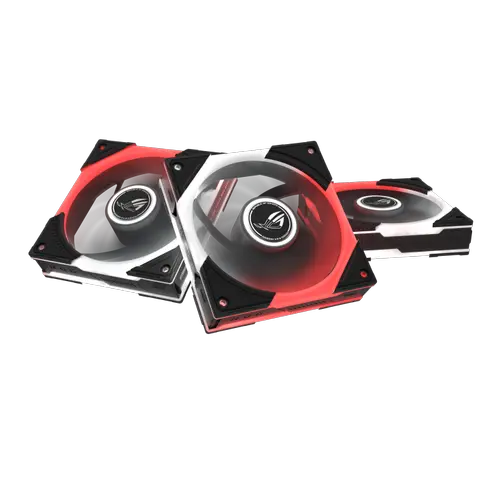 Ventilatoare ASUS ROG EURUX GR120 ARGB Reverse Triple Pack, FDB, 2200 RPM, 70 CFM, 3.0 mmH2O (Negru)