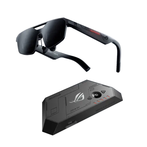 Ochelari AR ASUS ROG XREAL R1, MicroOLED FHD 240HZ 0.01ms, 3DoF Nativ, Ecran virtual 171inch (Negru)