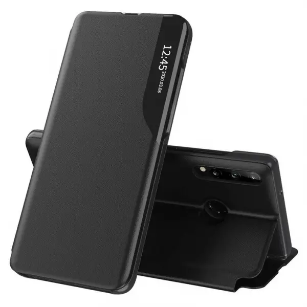 Husa pentru Samsung Galaxy A20s A207, Techsuit, eFold, Neagra