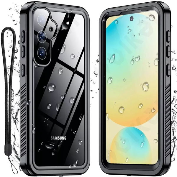 Husa Waterproof pentru Samsung Galaxy S25+ S936, ShellBox, Neagra