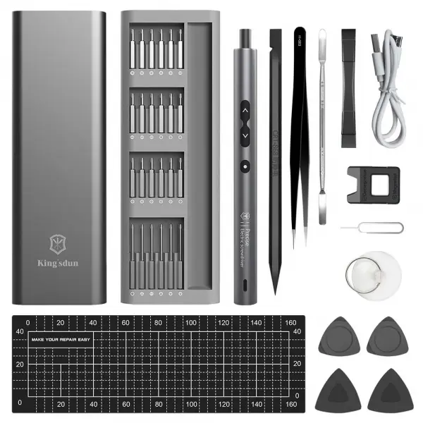 Surubelnita Electrica King'sdun, 62in1, Gri