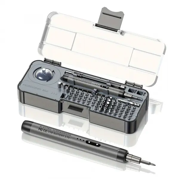 Surubelnita Electrica OEM, 88in1, Gri