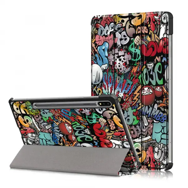 Husa pentru Samsung Galaxy Tab S8 / Tab S7 T875 / Tab S7 T870, Techsuit, FoldPro, Multicolor