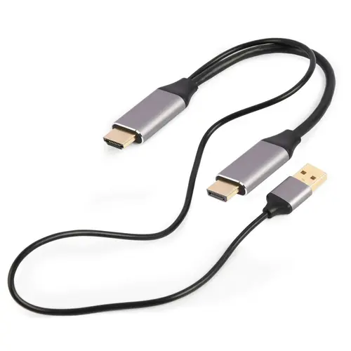 Cablu Gembird A-HDMIM-DPM-01, HDMI la DisplayPort, 4K, 2m (Negru)